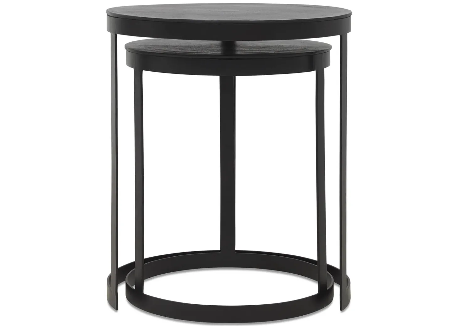 Irwin Recycled Metal Nesting Side Table Set