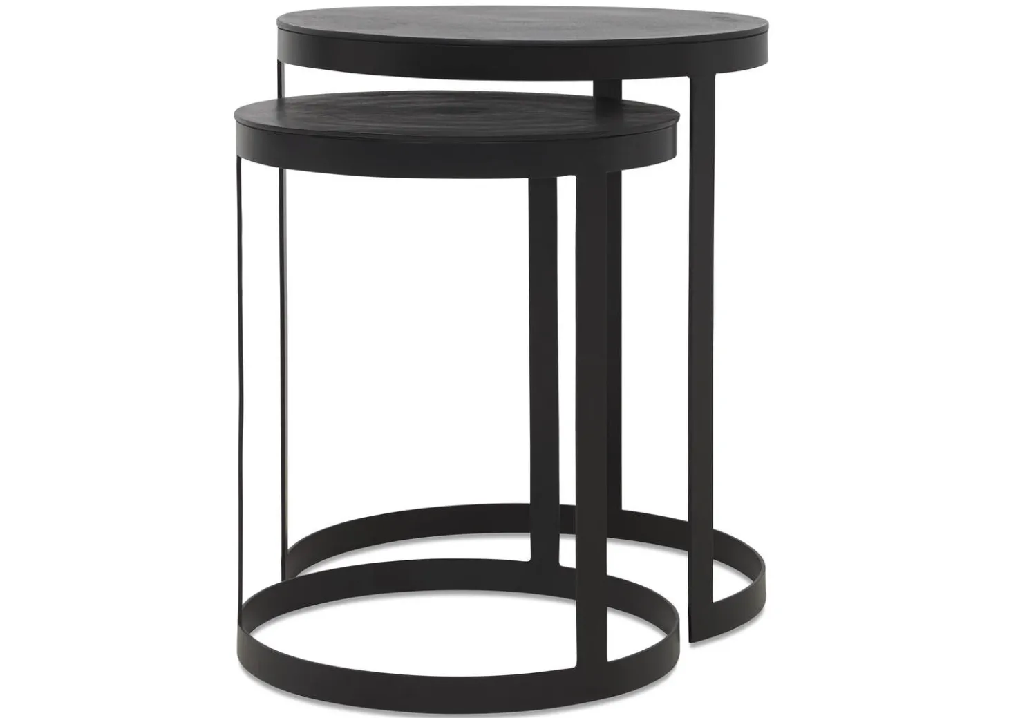 Irwin Recycled Metal Nesting Side Table Set