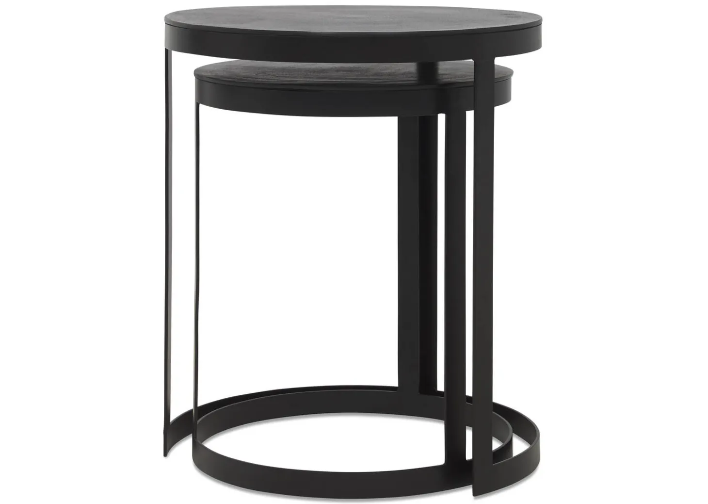 Irwin Recycled Metal Nesting Side Table Set