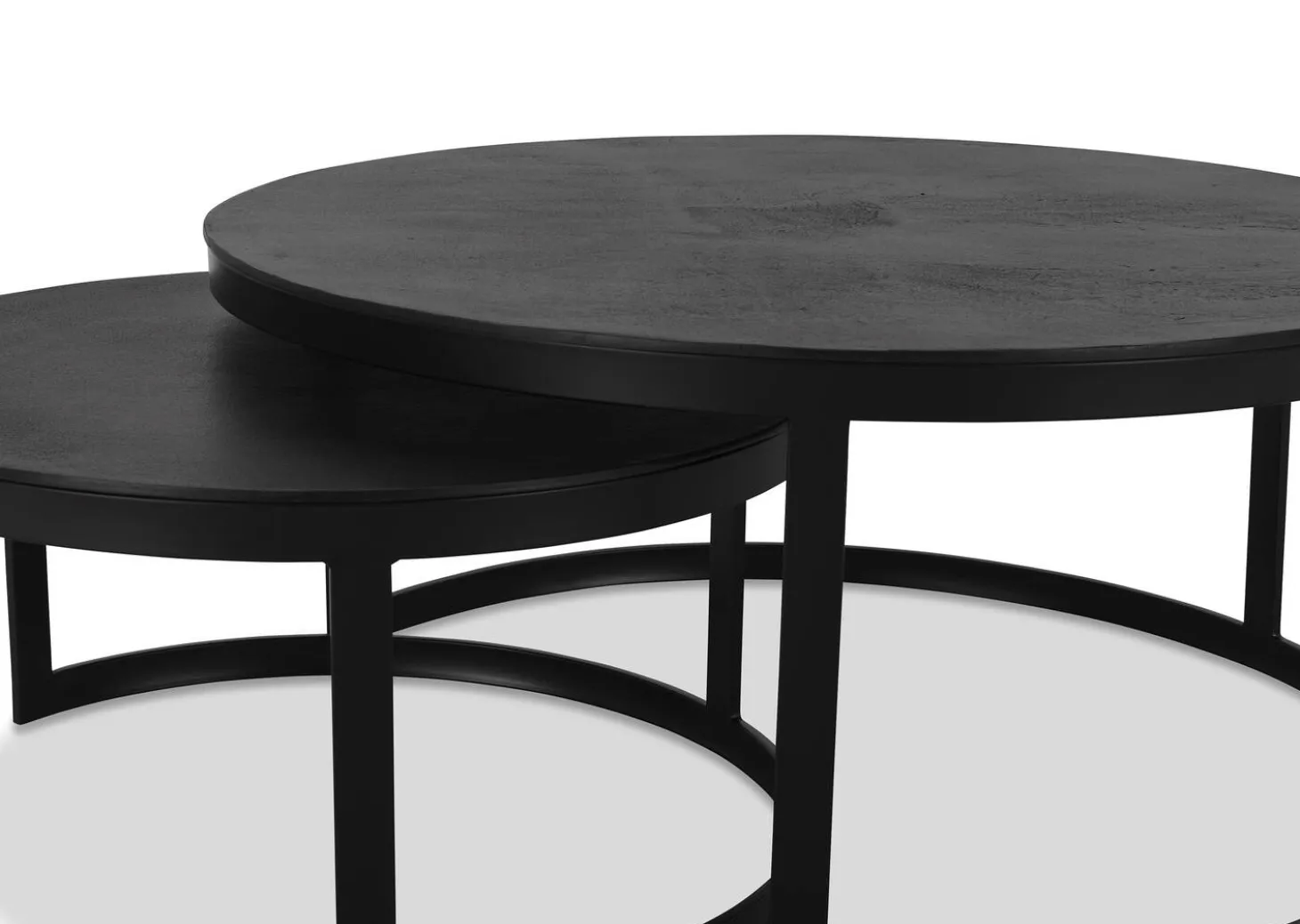 Irwin Recycled Metal Nesting Coffee Table Set
