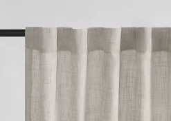 Jeffrey Sheer Curtain Panel 96" Light Grey