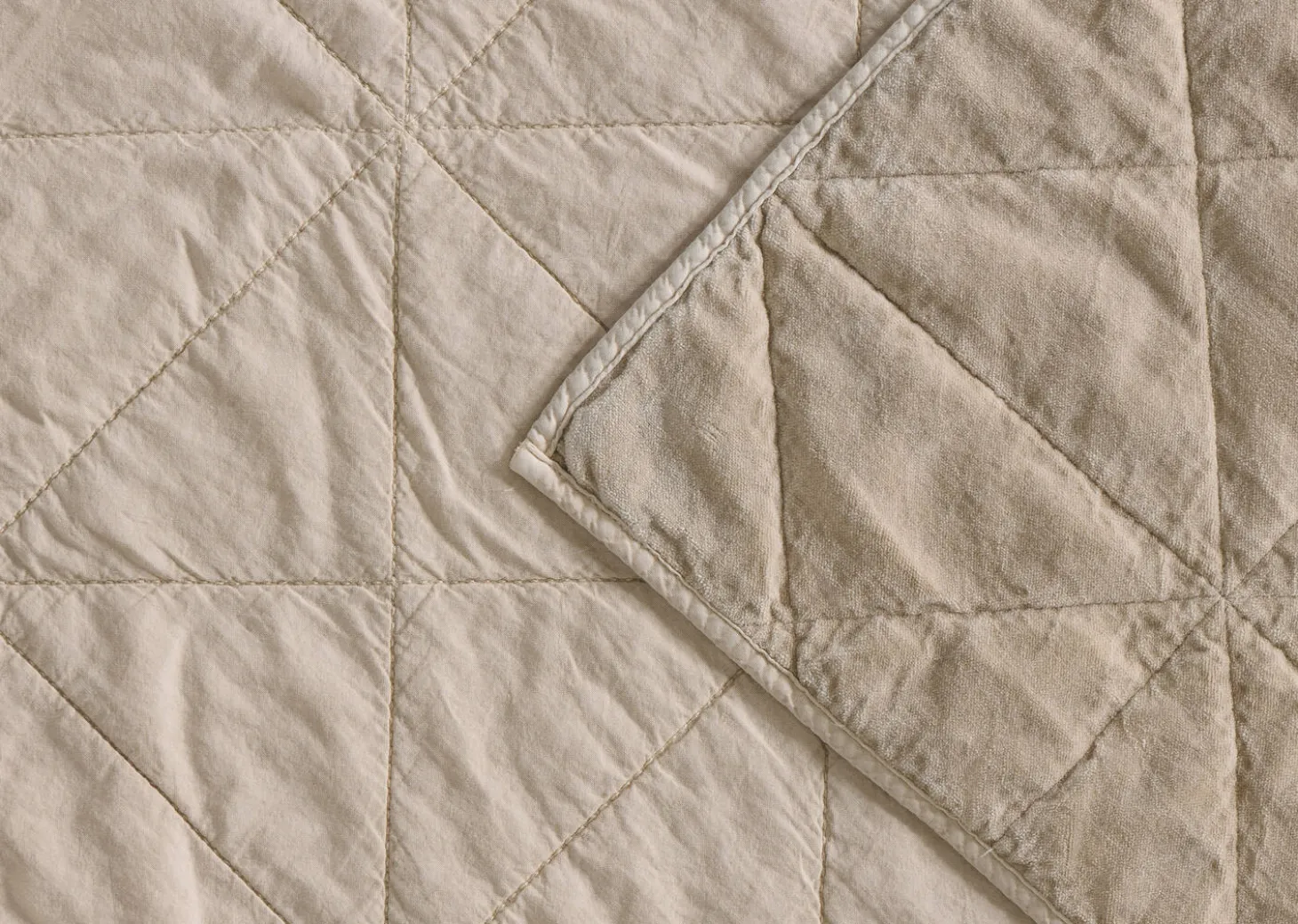 Joye Cotton Velvet Coverlet