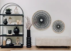 Kamari Reclaimed Wood Bookshelf -Virtuo Caviar