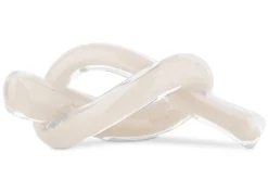 Knot Glass Decor Cream