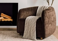 Lanark Cotton Flecked Throw