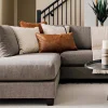Leslie Cotton Pillow 20x20 Ivory/Black