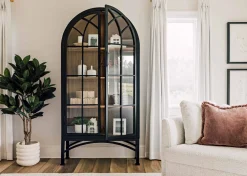 Lilibet Reclaimed Wood Cabinet -Mannor Black