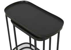 Lisboa Recycled Metal Nesting Table Set -Bronze