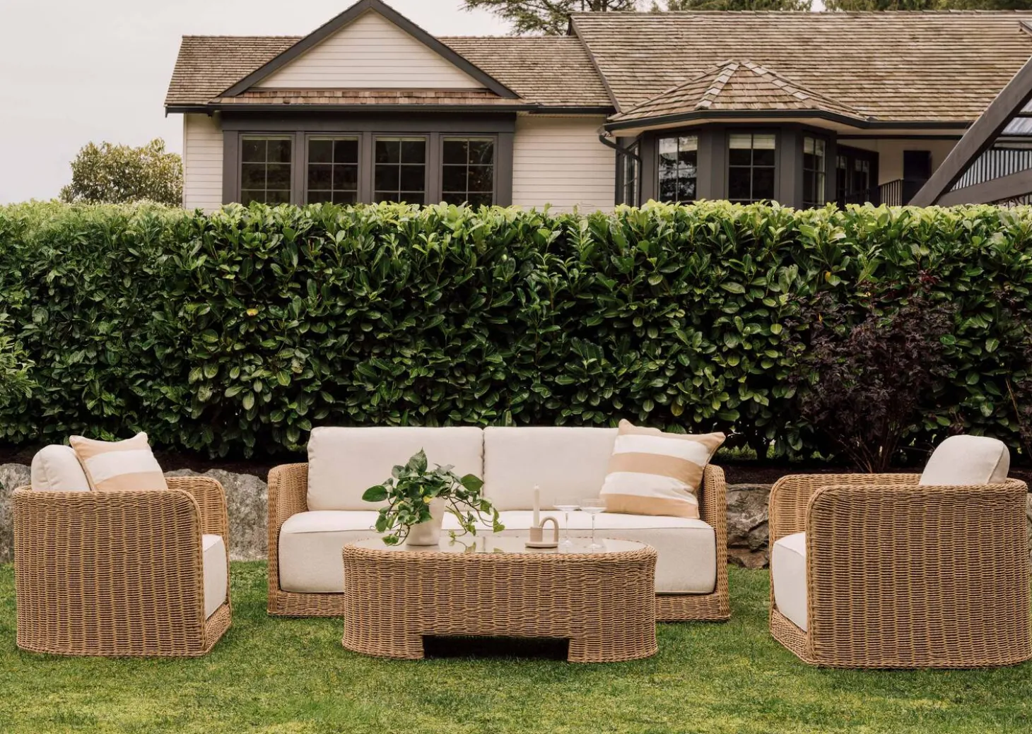 Malti Outdoor Coffee Table -Natural