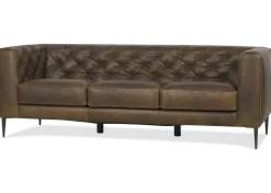 Marcello Leather Sofa -Waco Tobacco