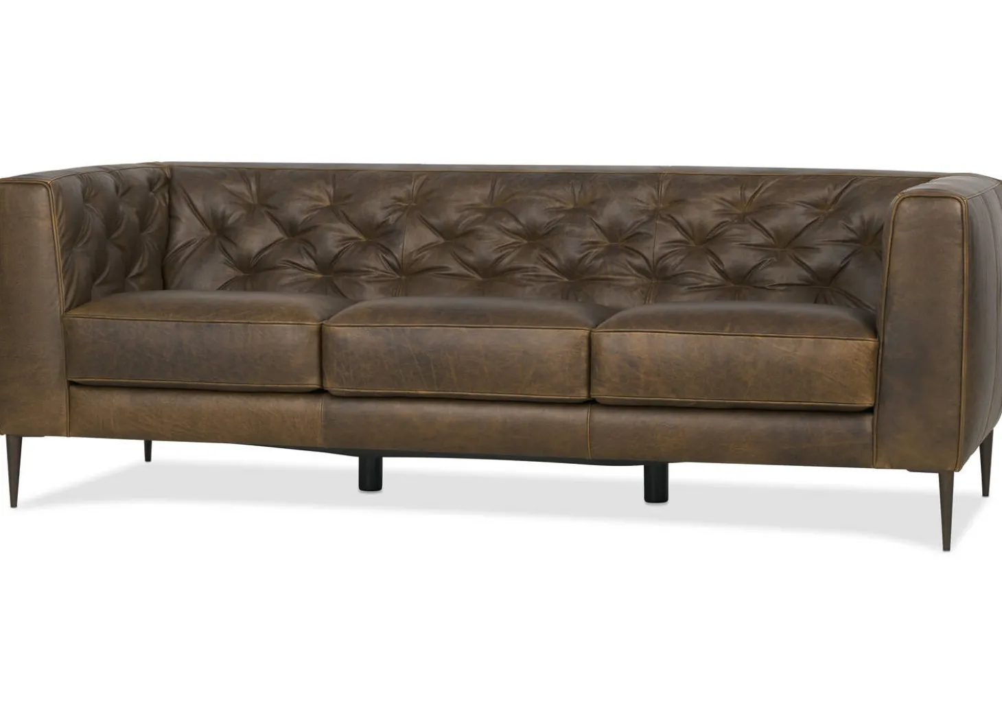 Marcello Leather Sofa -Waco Tobacco