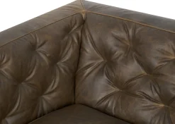 Marcello Leather Sofa -Waco Tobacco