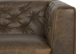 Marcello Leather Sofa -Waco Tobacco