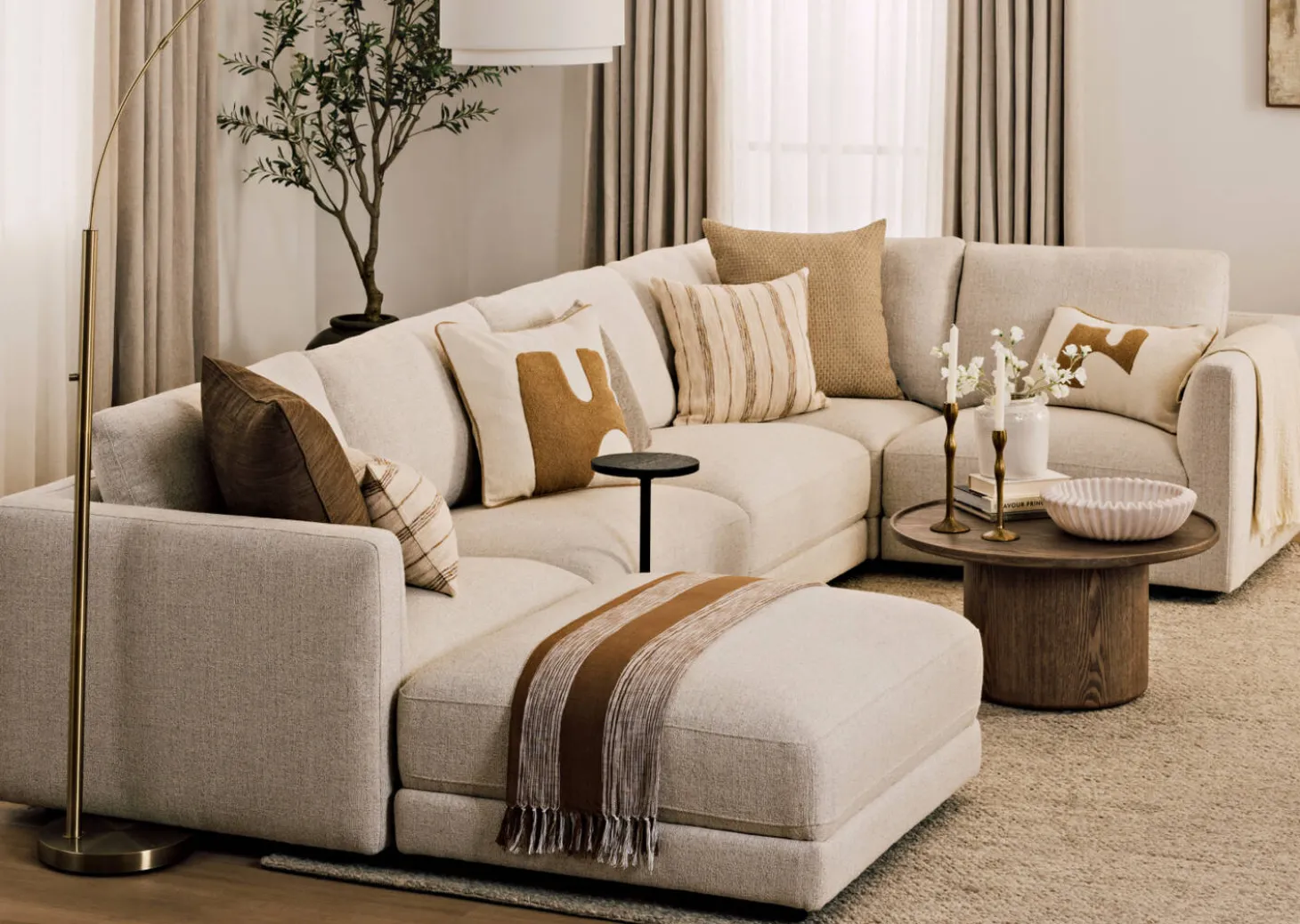 Mila Left-Arm Chair Module