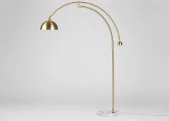 Muse Arc Floor Lamp Brass