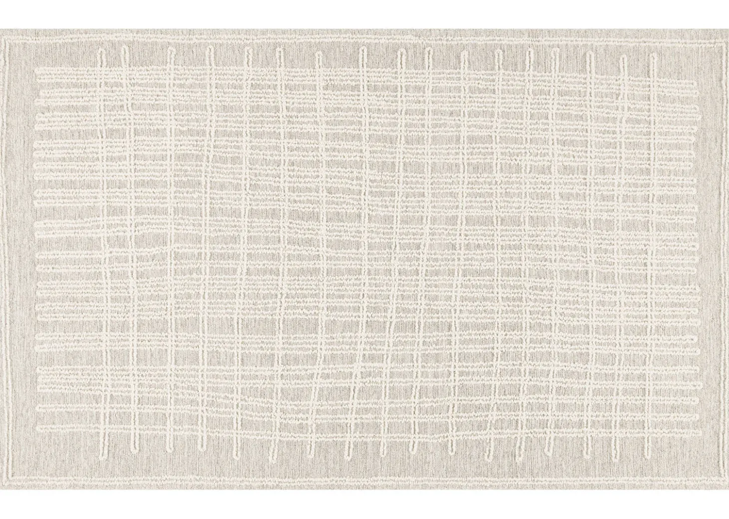 Nichols Wool Rug Grey/Ivory