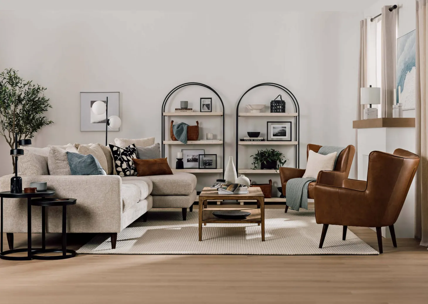 Nixon Sofa Chaise -Husky Beach