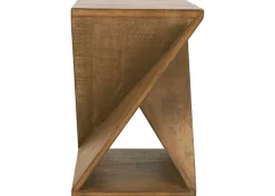 Proux Reclaimed Wood Accent Table -Hughes Ale