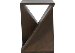 Proux Reclaimed Wood Accent Table -Hughes Umber