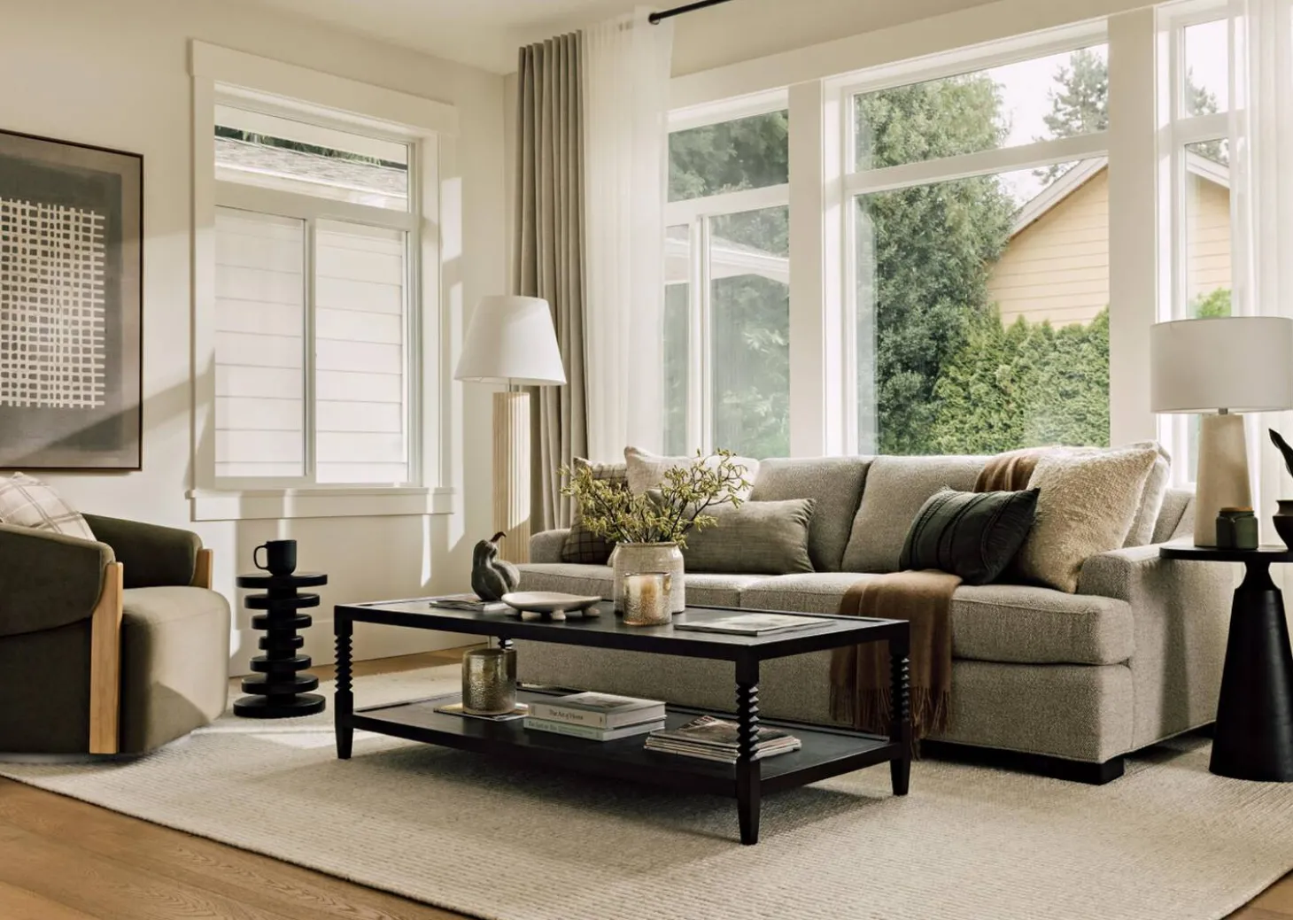 Rhodes Coffee Table -Abbey Pepper