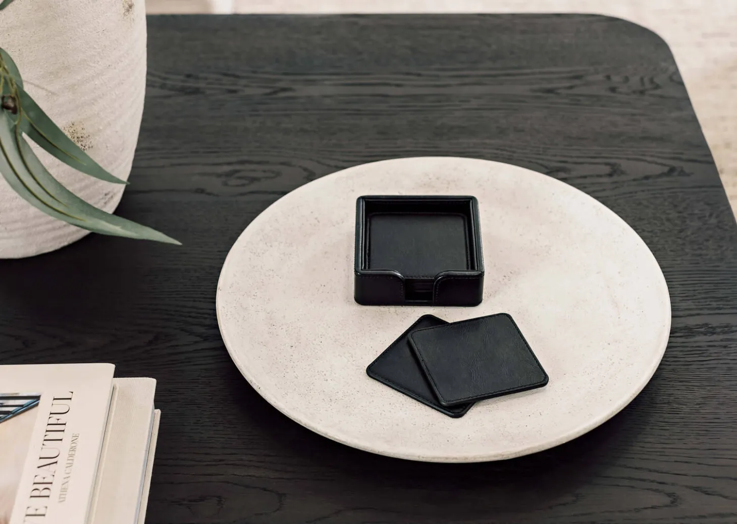 Riva Coaster Set with Holder