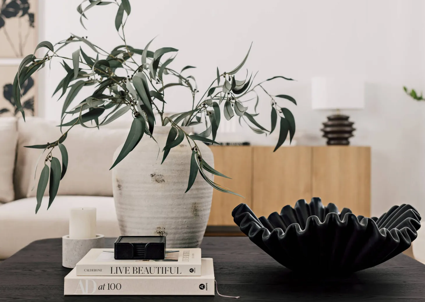Riva Coaster Set with Holder