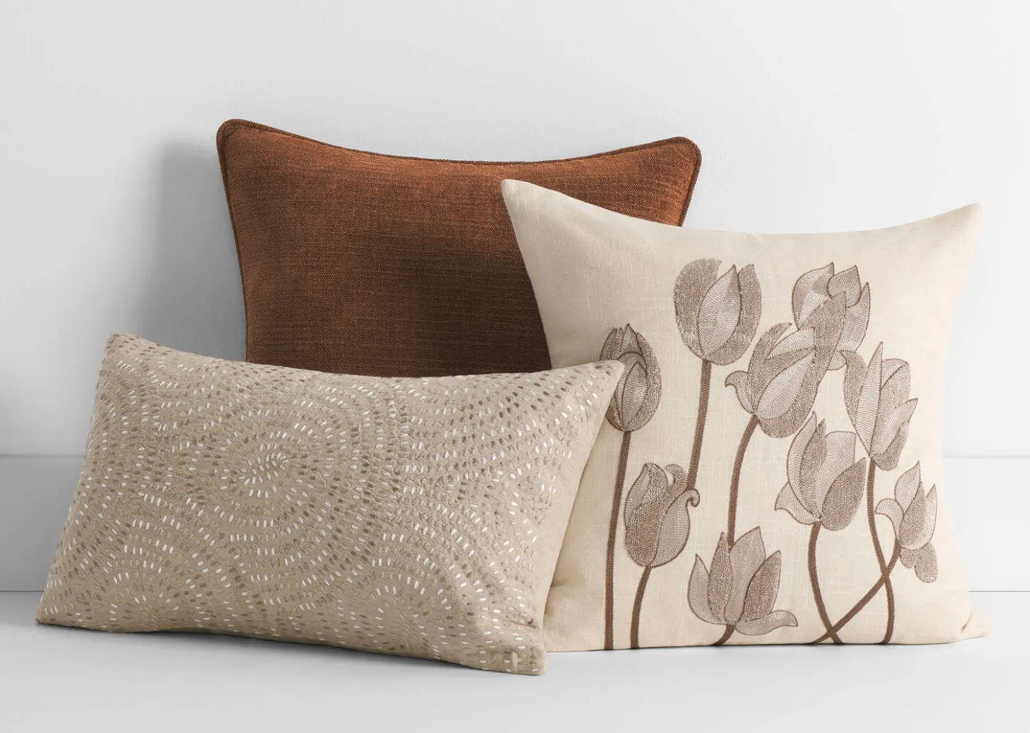 Rust Pillow Set