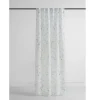 Sally Floral Sheer Curtain Panel 96" Ivory/Multi
