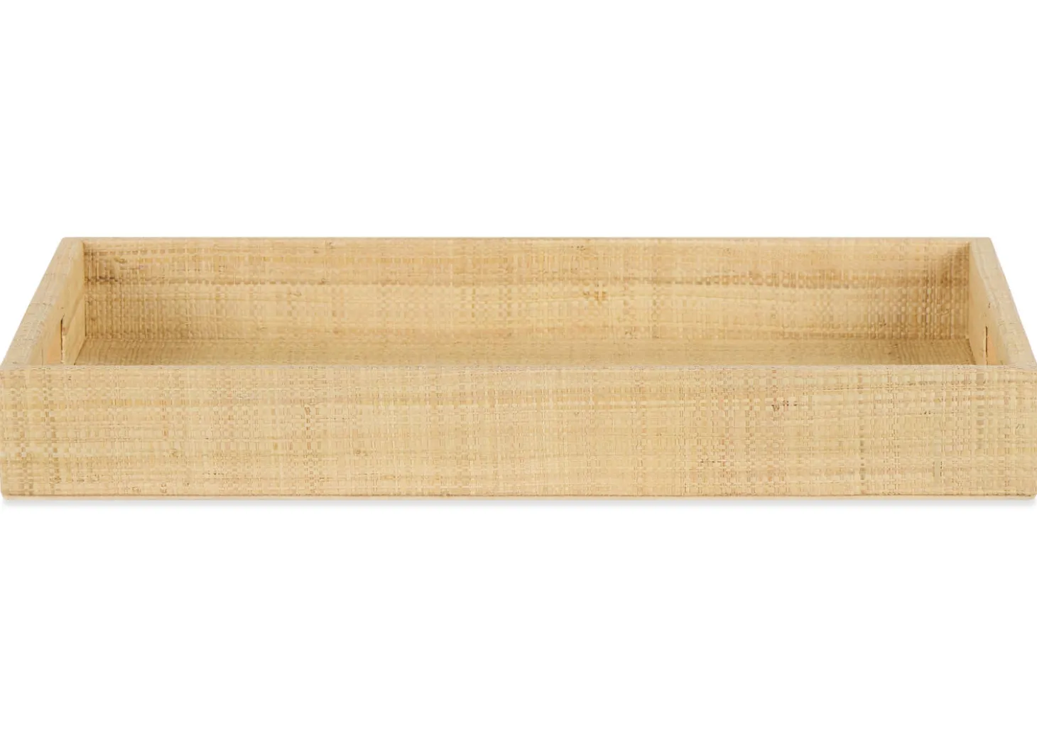 Silvana Raffia Tray Rectangular Natural