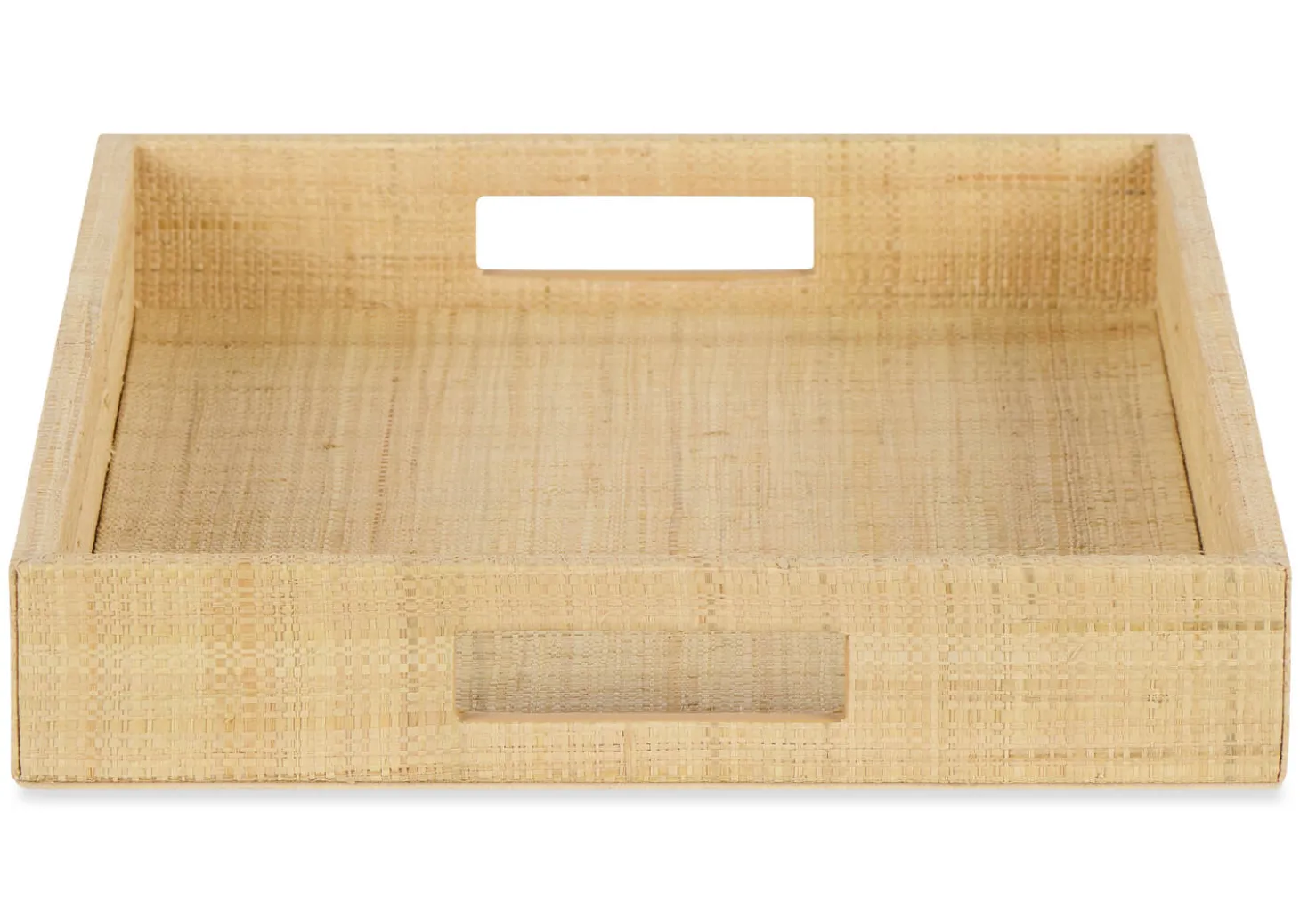 Silvana Raffia Tray Rectangular Natural