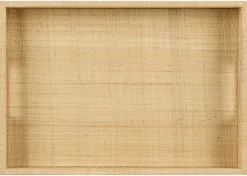 Silvana Raffia Tray Rectangular Natural