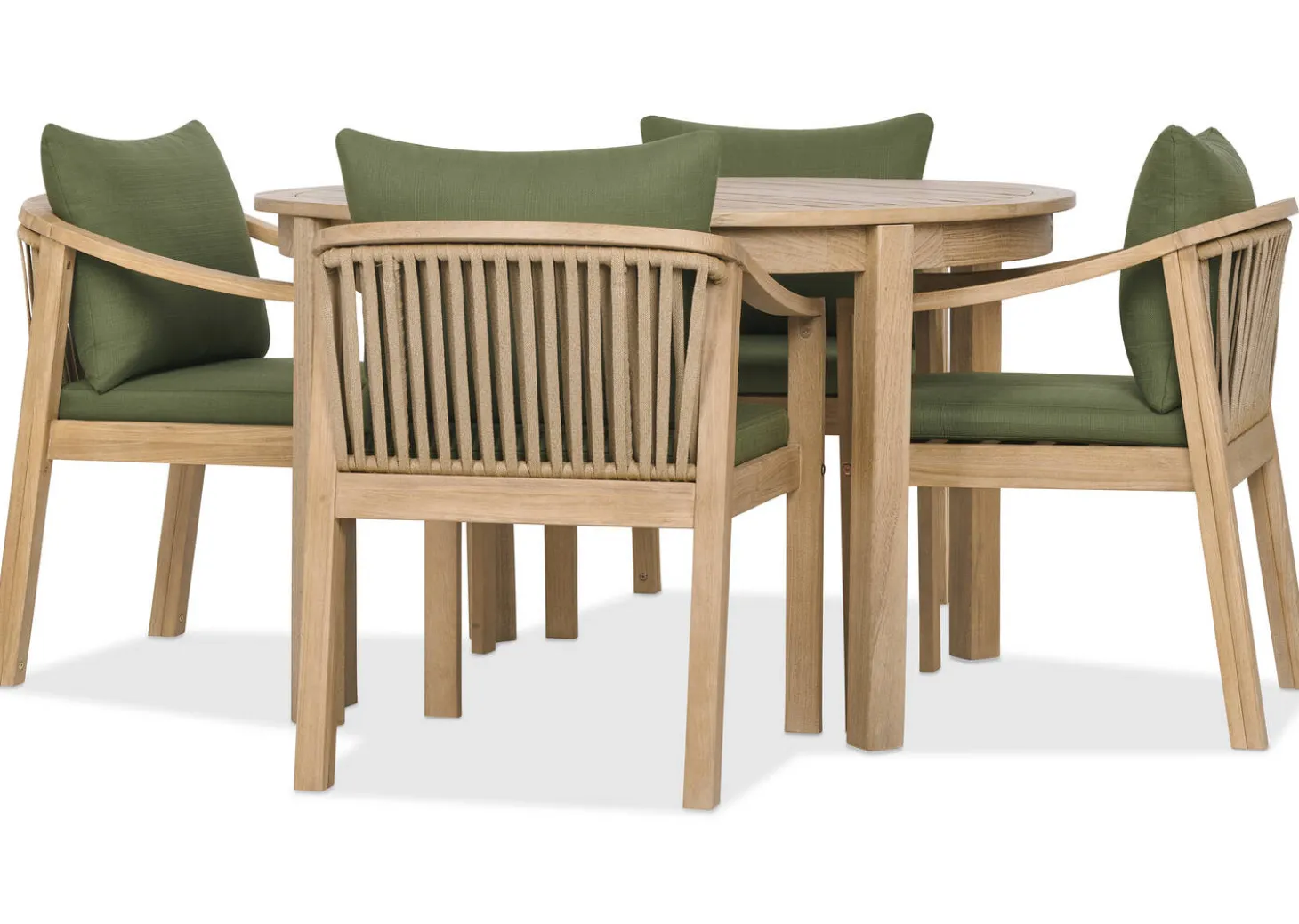 Tulum Outdoor Round Dining Table -Natura