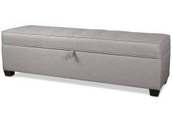 Vault Custom Storage Ottoman 50x18"