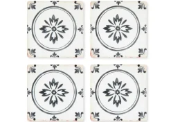 Vintage Tile Coaster Set