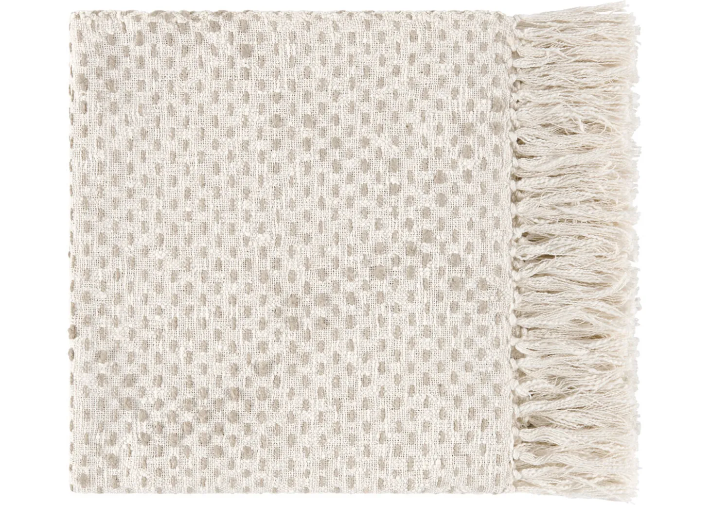 Withers Cotton Throw Natural/Ash